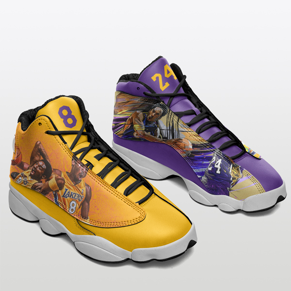 Women's Los Angeles Lakers Limited Edition JD13 Sneakers 006